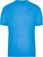 Daiber JN 1808 Pánské pracovní tričko z bio bavlny - Solid 02.1808 aqua