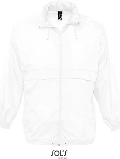 SOL'S Surf Unisex větrovka 25.2000 white