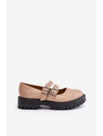 Dámské Polobotky S Pásky Eko Kůže model 21671057 - Boto