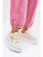 Dámské Sportovní Boty Na Platformě Béžové model 21687804 - Boto Dámské Sportovní Boty Na Platformě Béžové model 21687804 - Boto