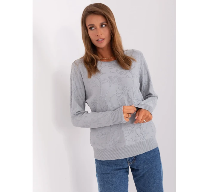 Sweter AT SW model 18895636 szary - FPrice