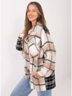 Košile DN KS 3841.02 černá a béžová