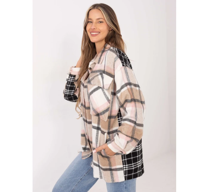 Košile DN KS 3841.02 černá a béžová