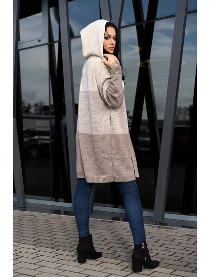 Dámský svetr model 20609387 Beige - Merribel Dámský svetr model 20609387 Beige - Merribel