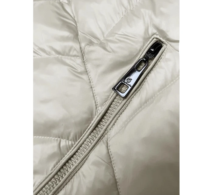 Dámská  bunda pro přechodné období  (LU-2201) ecru - Glakate