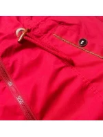 Krátká červená bunda parka s kapucí model 14948088 - LHD Krátká červená bunda parka s kapucí model 14948088 - LHD