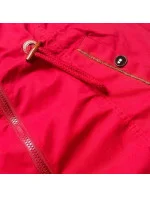 Krátká červená bunda parka s kapucí model 14948088 - LHD