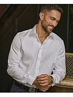 TJ Luxusní keprová košile Slim Fit 18. white model 22497572 - Tee Jays TJ Luxusní keprová košile Slim Fit 18. white model 22497572 - Tee Jays