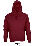 SOL'S Condor Unisex mikina s kapucí 25.3815 burgundy