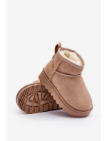Dětské zimní boty s Bežové model 21639767 - Boto