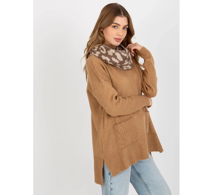 Tunelová šála AT KM ENEC B63 1.44P tmavě lila Tunelová šála AT KM ENEC B63 1.44P tmavě lila