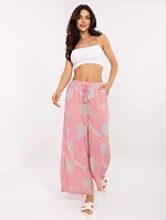 Kalhoty D73771M62237G růžové