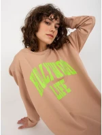 Halenka VI BL model 20742202 béžová a růžová - FPrice Halenka VI BL model 20742202 béžová a růžová - FPrice