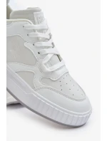 Pánské tenisky z eko kůže Big Star Bílé Pánské tenisky z eko kůže Big Star Bílé