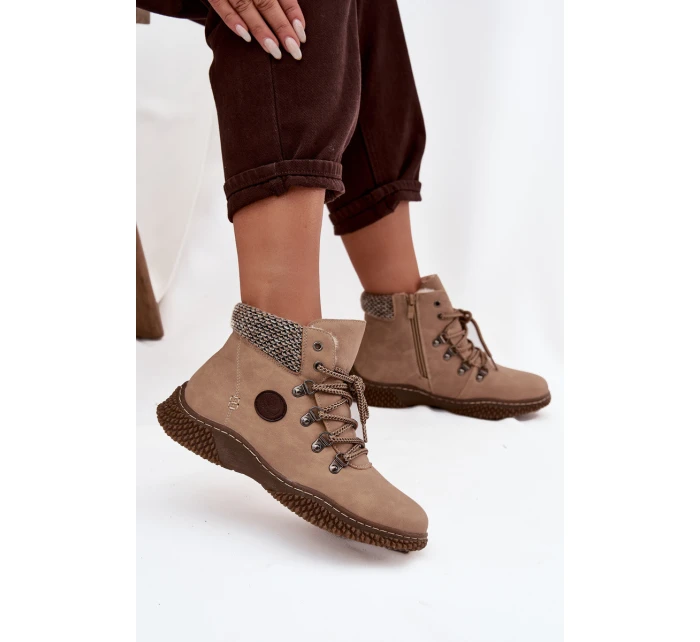 Zateplené dámské trapery Zenaya – béžové