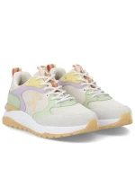 Dámské tenisky béžové polobotky model 22021801 - Rieker Dámské tenisky béžové polobotky model 22021801 - Rieker