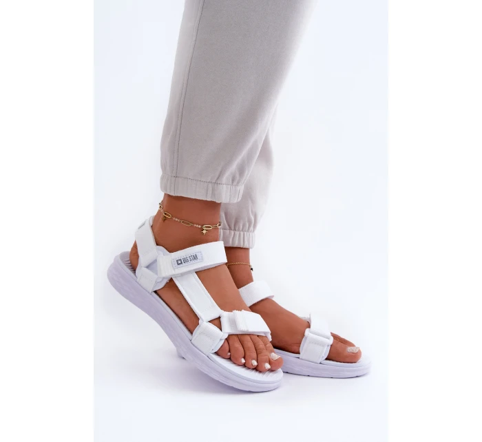 Dámské Sandály Big Star bílé FF274A603 Dámské Sandály Big Star bílé FF274A603