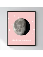 Personalizovaný magický fotoobraz v rámu - 40x50 - měsíční fáze