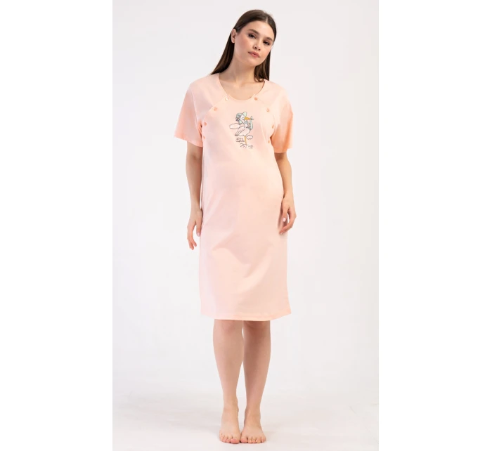Dámská noční košile mateřská Čáp s kloboukem Dámská noční košile mateřská Čáp s kloboukem