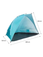 NILS  tyrkysový plážový stan cm model 21332459 - Nils Extreme