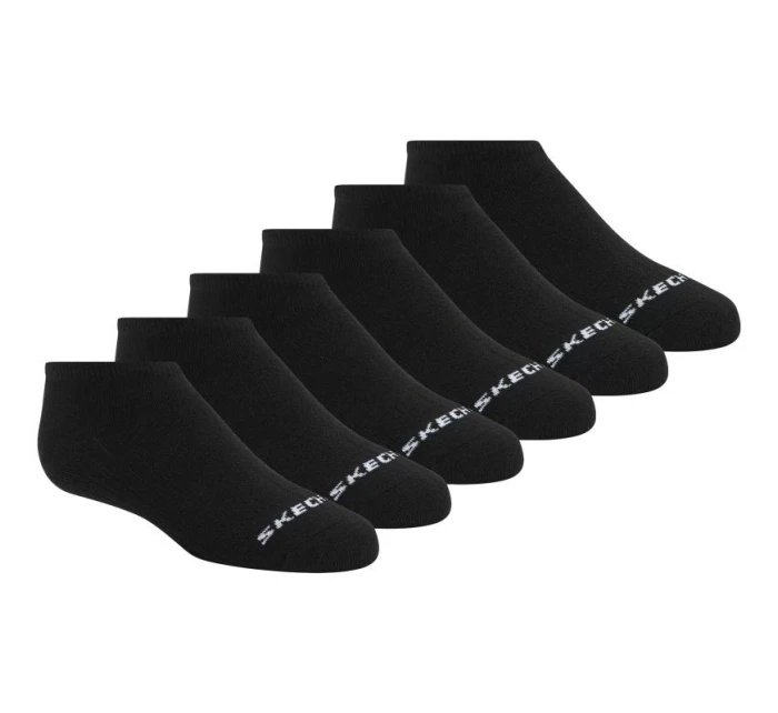 Skechers 6pk Core Lowcut Lg Socks S118209-BLK Black 35-38 Skechers 6pk Core Lowcut Lg Socks S118209-BLK Black 35-38
