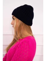 Tenká čepice námořnická modrá model 18750515 - K-Fashion Tenká čepice námořnická modrá model 18750515 - K-Fashion