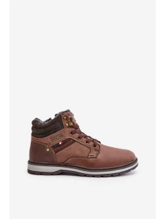 Zateplené pánské kotníkové boty McBraun hnědé