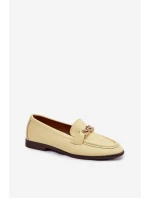 Dámské mokasíny s ozdobným detailem Žluté Rosynne Dámské mokasíny s ozdobným detailem Žluté Rosynne