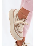 Dámské Sportovní Boty Big Star TT274571 HI-POLY SYSTEM Béžové Dámské Sportovní Boty Big Star TT274571 HI-POLY SYSTEM Béžové