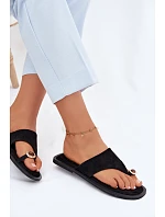 Dámské ploché žabky s ozdobným detailem Fedira