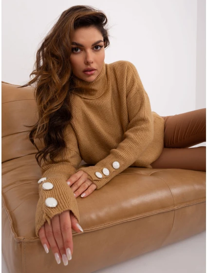 Sweter BA SW model 21738214 camelowy - FPrice