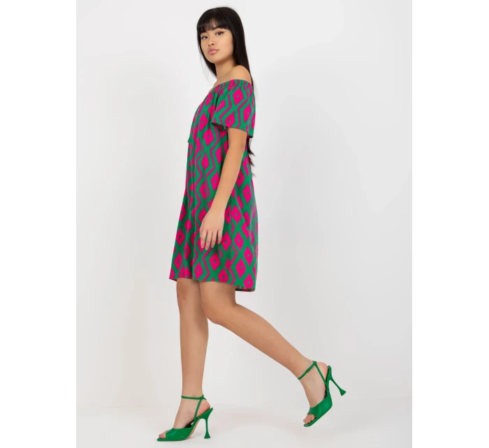 Dámské šaty D73771R30145J zelená - FPrice Dámské šaty D73771R30145J zelená - FPrice