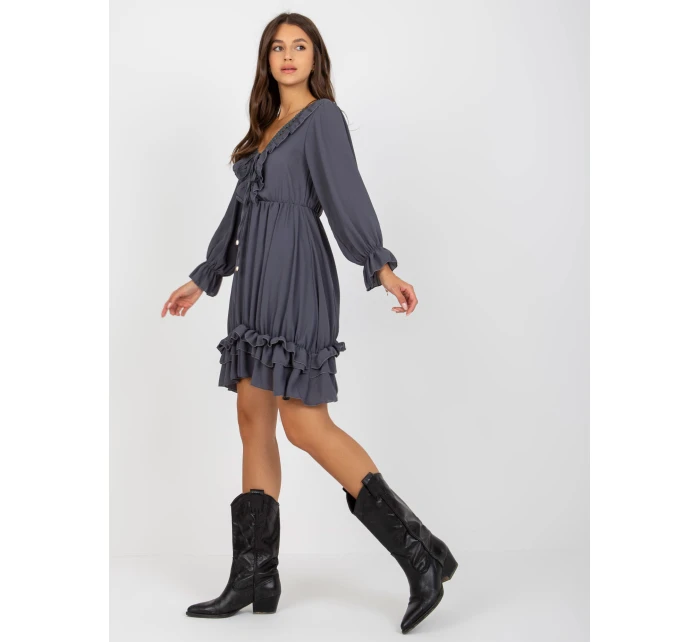 Šaty TW SK BI 0761 1.73P grafitové Šaty TW SK BI 0761 1.73P grafitové