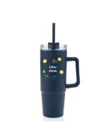 Personalizovaná termoska s průhledným víčkem s letním mixem 