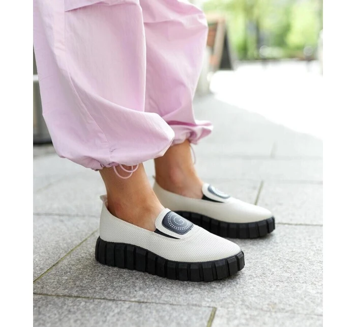 Polobotky TQ2407 bílé - Solea