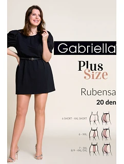 RUBENSA 5-SHORT punčocháče XXL