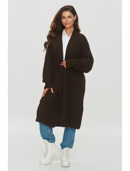 Svetr na zapínání model 201792 Makadamia Svetr na zapínání model 201792 Makadamia