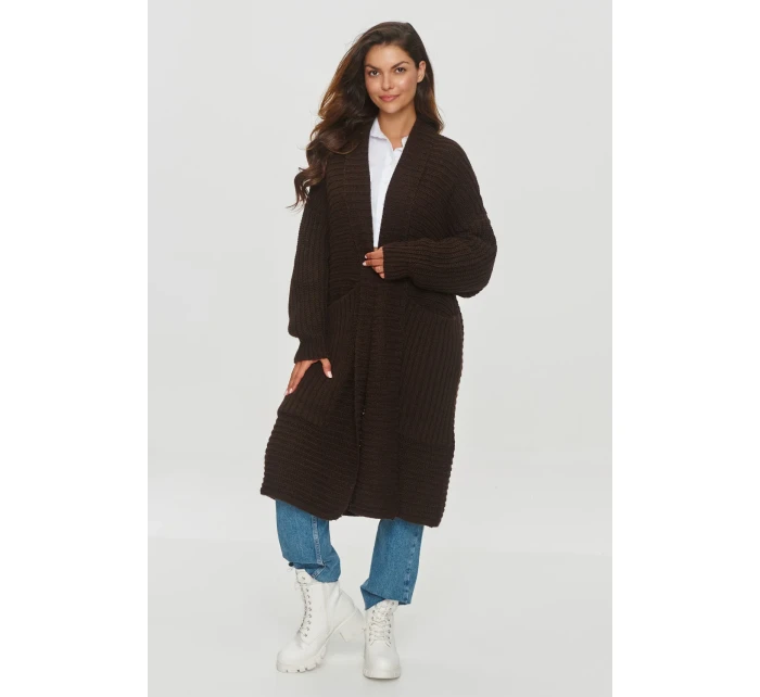 Svetr na zapínání model 201792 Makadamia Svetr na zapínání model 201792 Makadamia