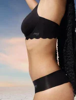 Dámské kalhotky ZERO Microfibre 2.0 Hipstring - BLACK - černé 0004 - SLOGGI