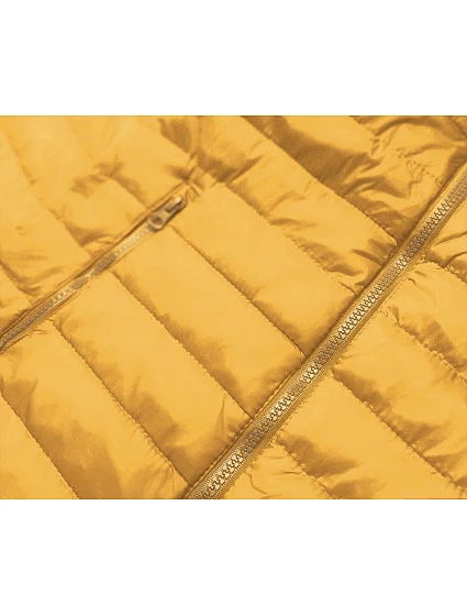Lehká žlutá dámská prošívaná bunda model 16279935 - J.STYLE