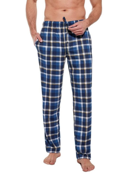 Pyžamové kalhoty Willy modré káro