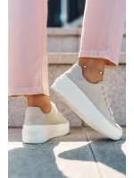 Dámské Textilní Tenisky Na Platformě Big Star model 21693197 Béžové - Big Star Shoes