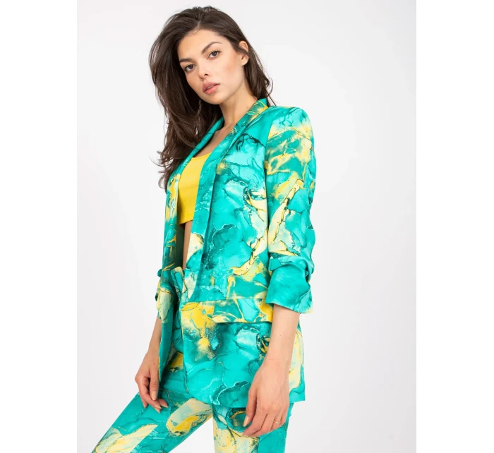 Dámské sako DHJ MA 7684A 1.22X tyrkysové