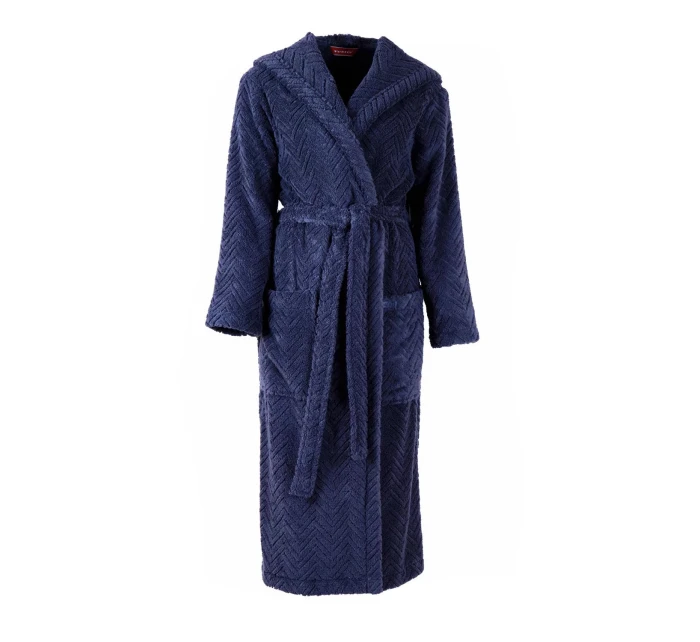 Pánský župan Athena s kapucí 3116 tmavě modrá - Vestis Pánský župan Athena s kapucí 3116 tmavě modrá - Vestis