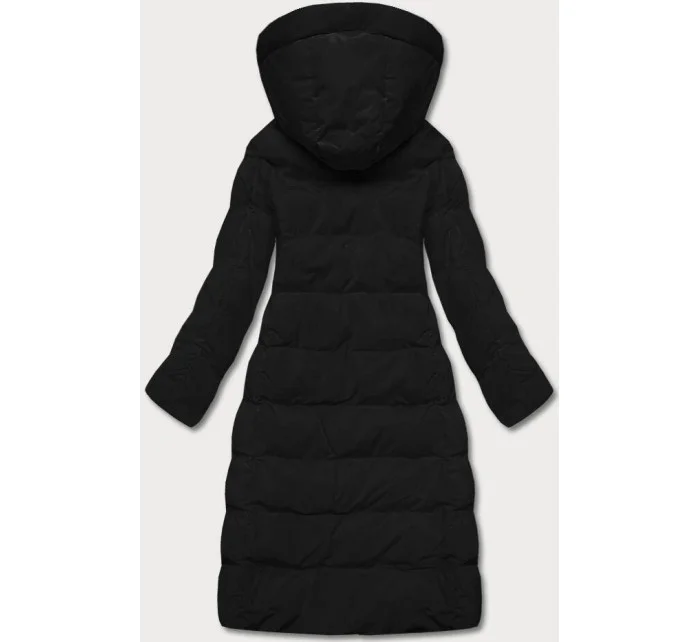 DŁUGA ZIMOWA KURTKA DAMSKA NA CZARNA model 21245069 - LHD