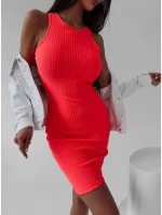 Dámské šaty 277429 neonově růžové - Ola Voga