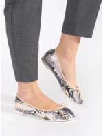 Trendy dámské baleríny se zvířecím motivem bez podpatku Trendy dámské baleríny se zvířecím motivem bez podpatku