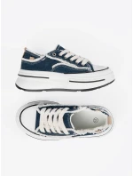 Trendy tenisky tmavě modré dámské platforma Trendy tenisky tmavě modré dámské platforma