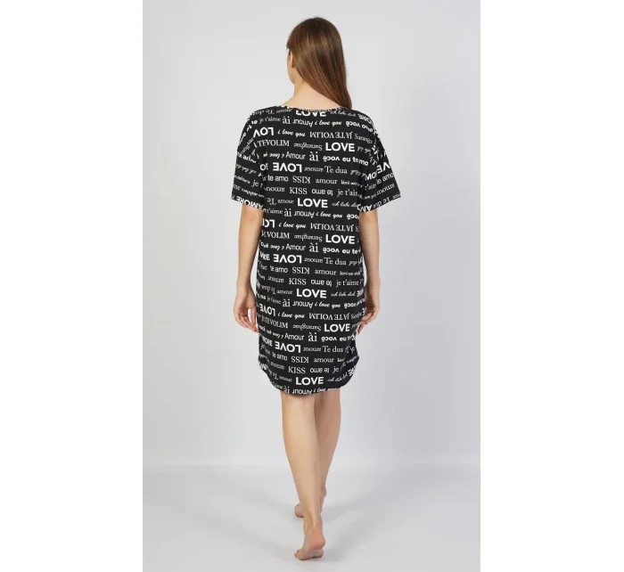 Dámská noční košile s krátkým rukávem model 16255327 - Vienetta