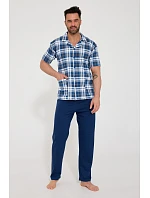 Pyžamo model 22049098 cr/r M2XL pánské na zip - Cornette Pyžamo model 22049098 cr/r M2XL pánské na zip - Cornette